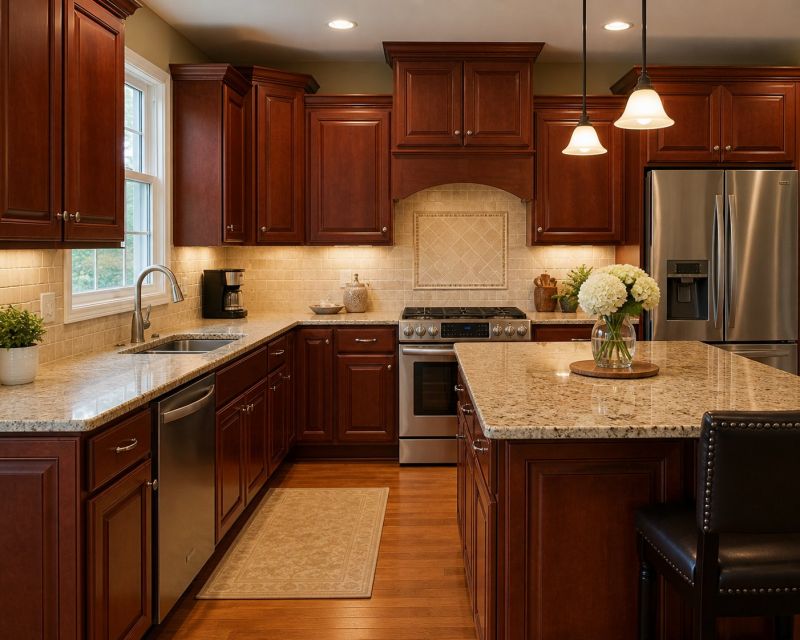 Cherry Cabinet Remodeling in Clarksville, TN