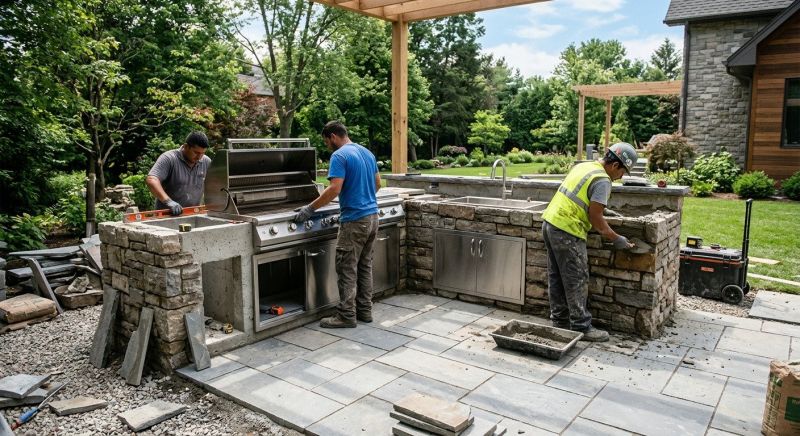 Outdoor Kitchen Installation in Santa Rosa, CA