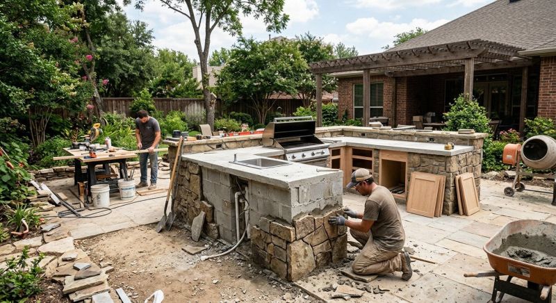 Outdoor Kitchen Installation in Napa, CA
