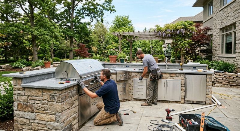 Outdoor Kitchen Construction in Houston, TX